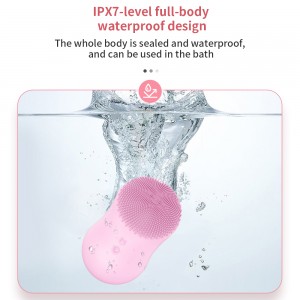 silicone skincare facial massage brush custom logo
