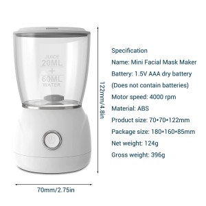 Mini Diy Fruit Natural Facial Mask Machine