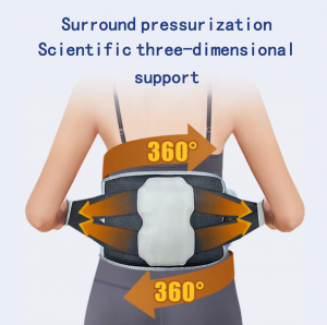 Lumbar Massage Lower Back Belt Pain Relief Heating Waist Massager